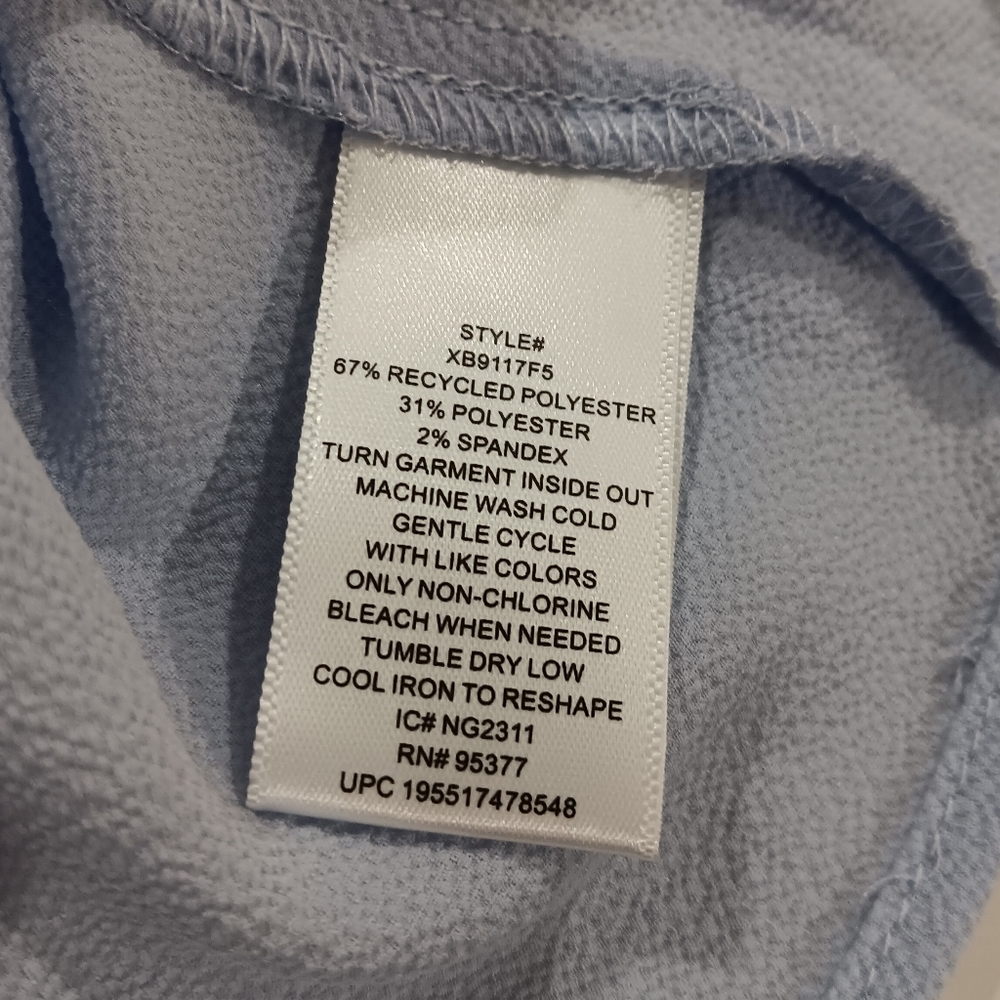 Social Standard by Sanctuary Women's Seaspray Blue Tallie Peasant Top (NWT) - Picture 5 of 7